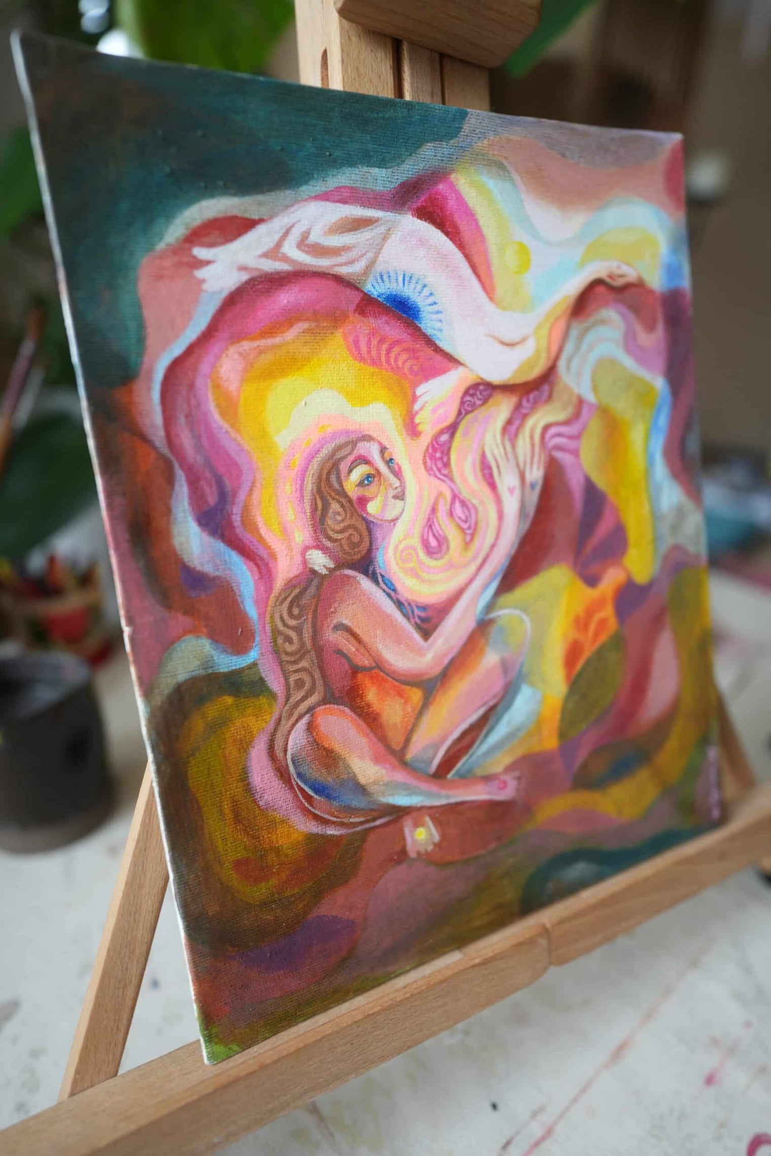 Soul Bird – exklusives Original-Kunstwerk (inkl. Rahmung)