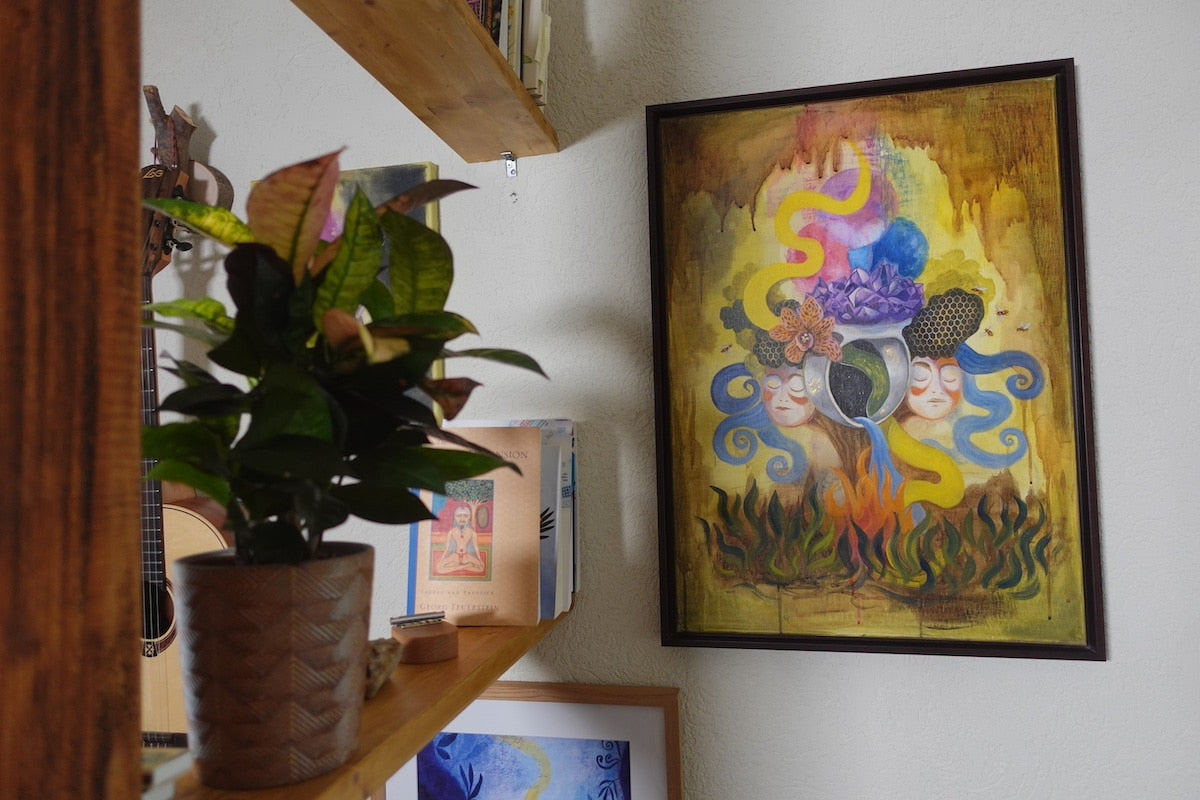 Der Ring – exklusives Original-Kunstwerk (inkl. Rahmung)