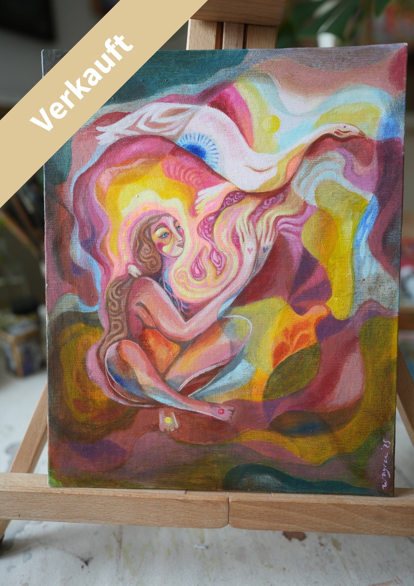 Soul Bird – exklusives Original-Kunstwerk (inkl. Rahmung)