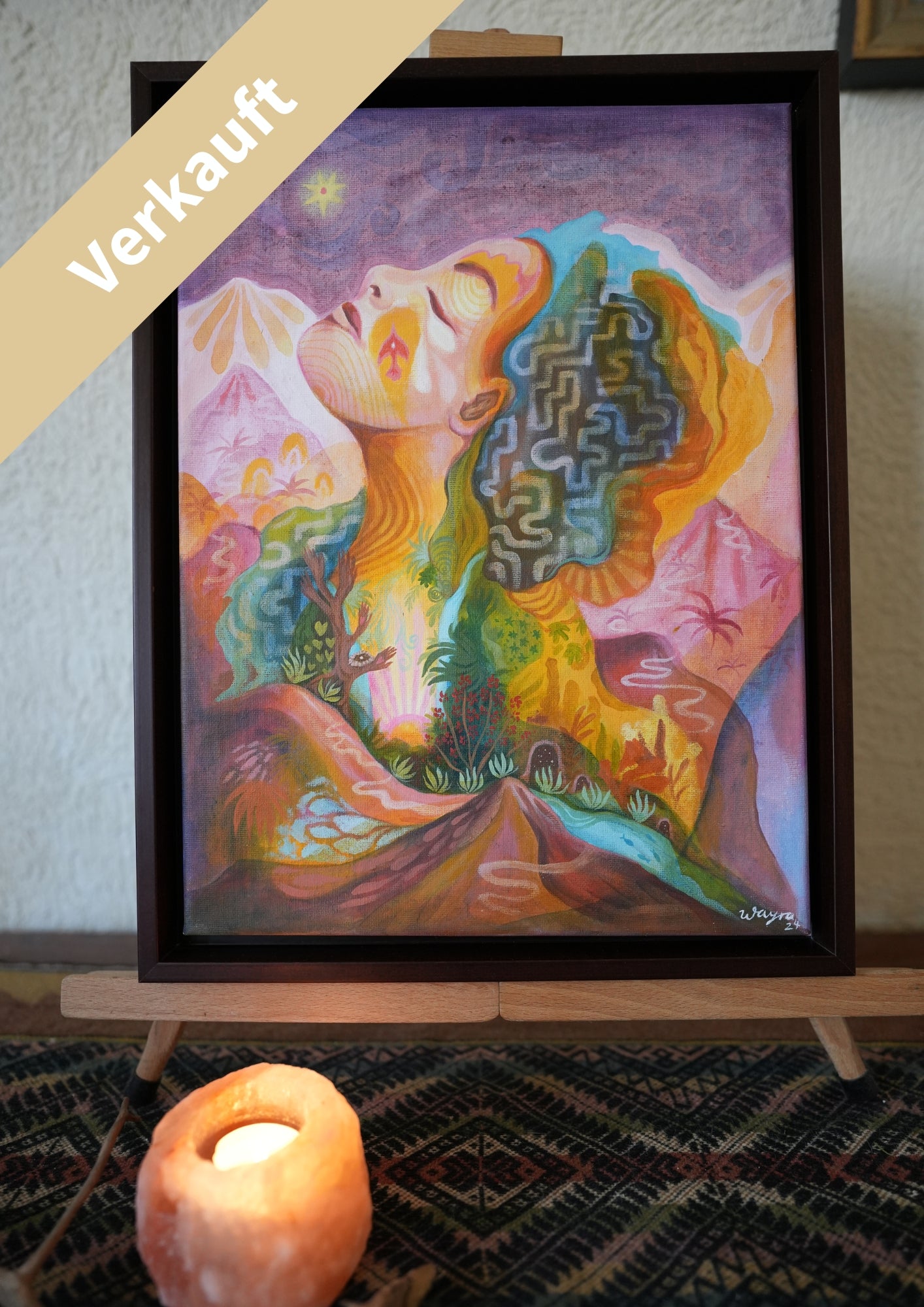 Vertrauen – exklusives Original-Kunstwerk (inkl. Rahmung)