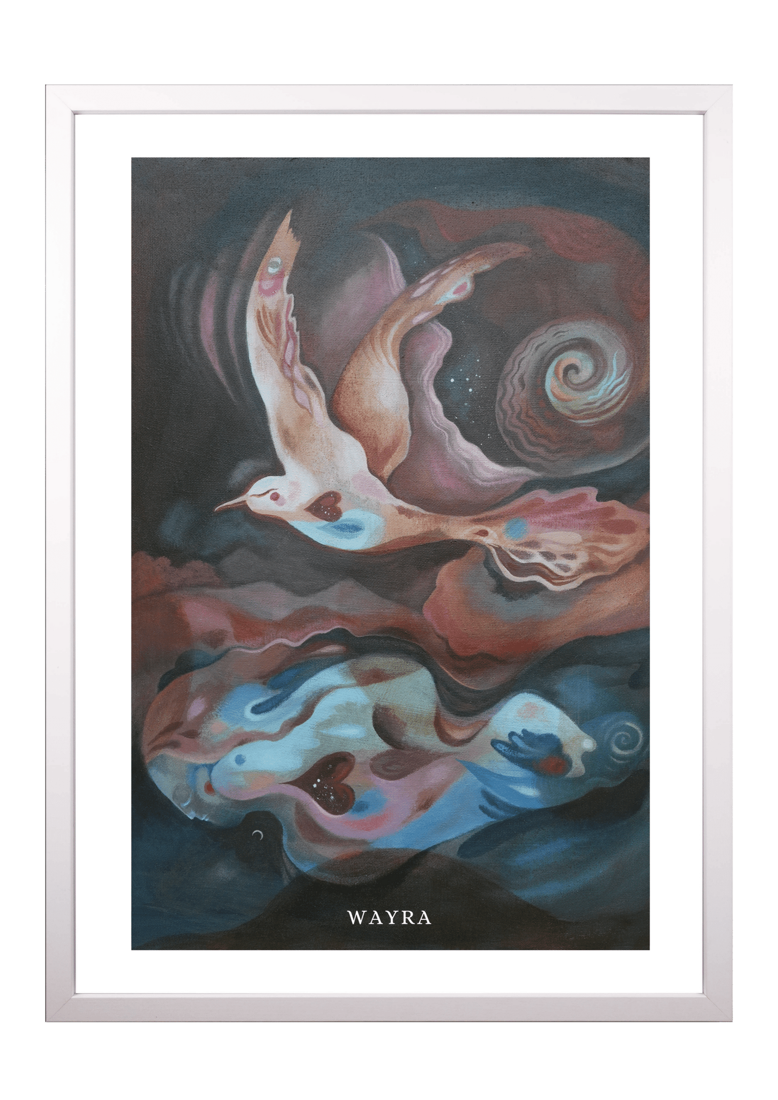 Fine-Art-Kunstdruck in einer kosmischen Traumlandschaft von Wayra Arts