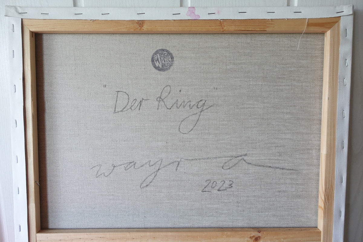 Der Ring – exklusives Original-Kunstwerk (inkl. Rahmung)