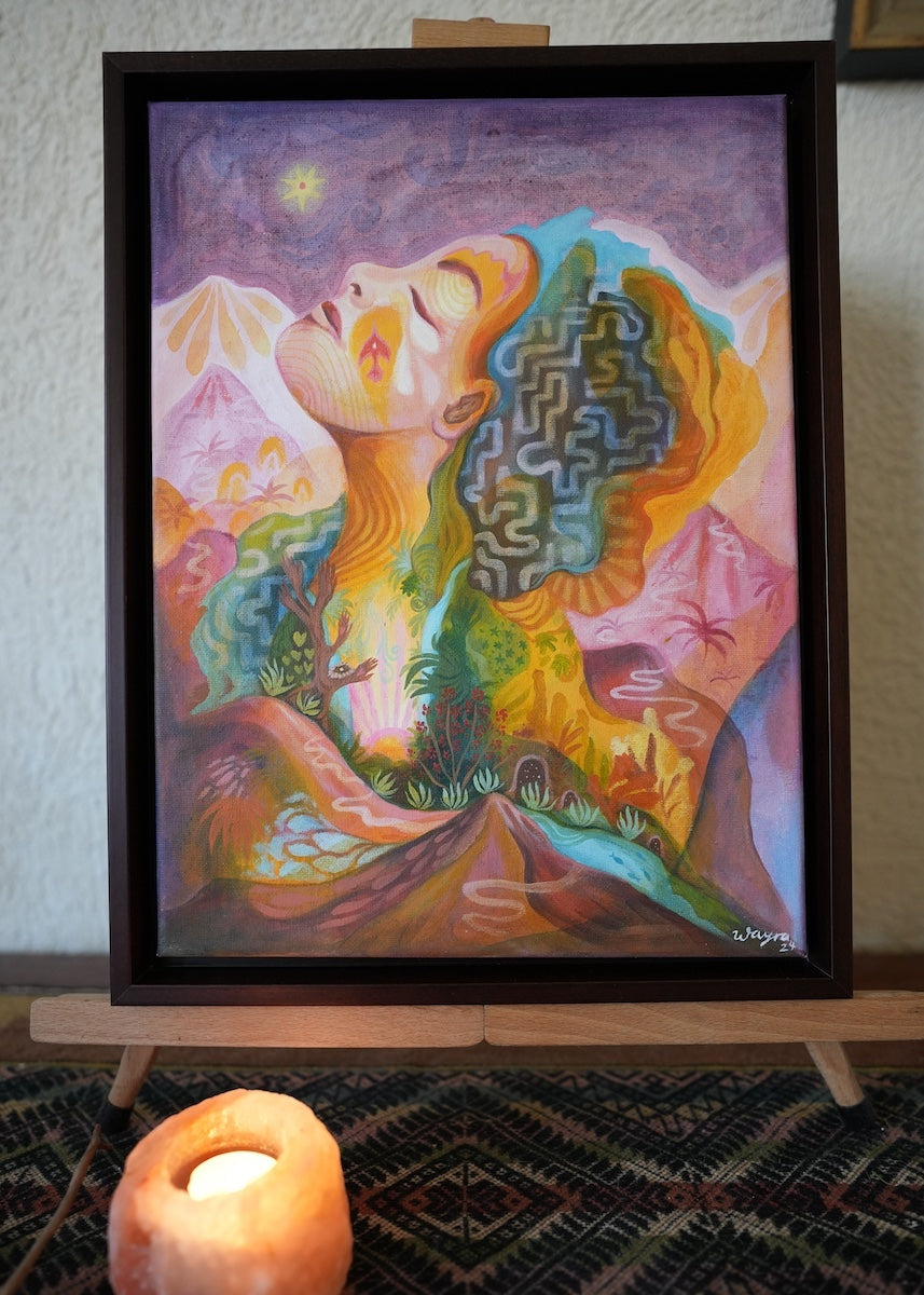 Vertrauen – exklusives Original-Kunstwerk (inkl. Rahmung)