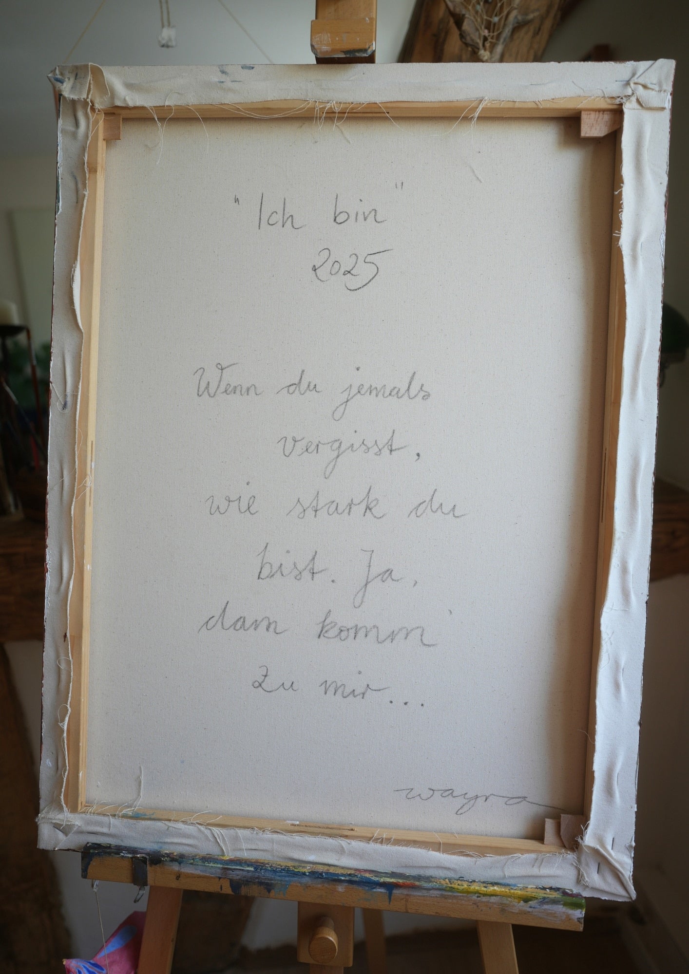 Ich bin – exklusives Original-Kunstwerk (inkl. Rahmung)