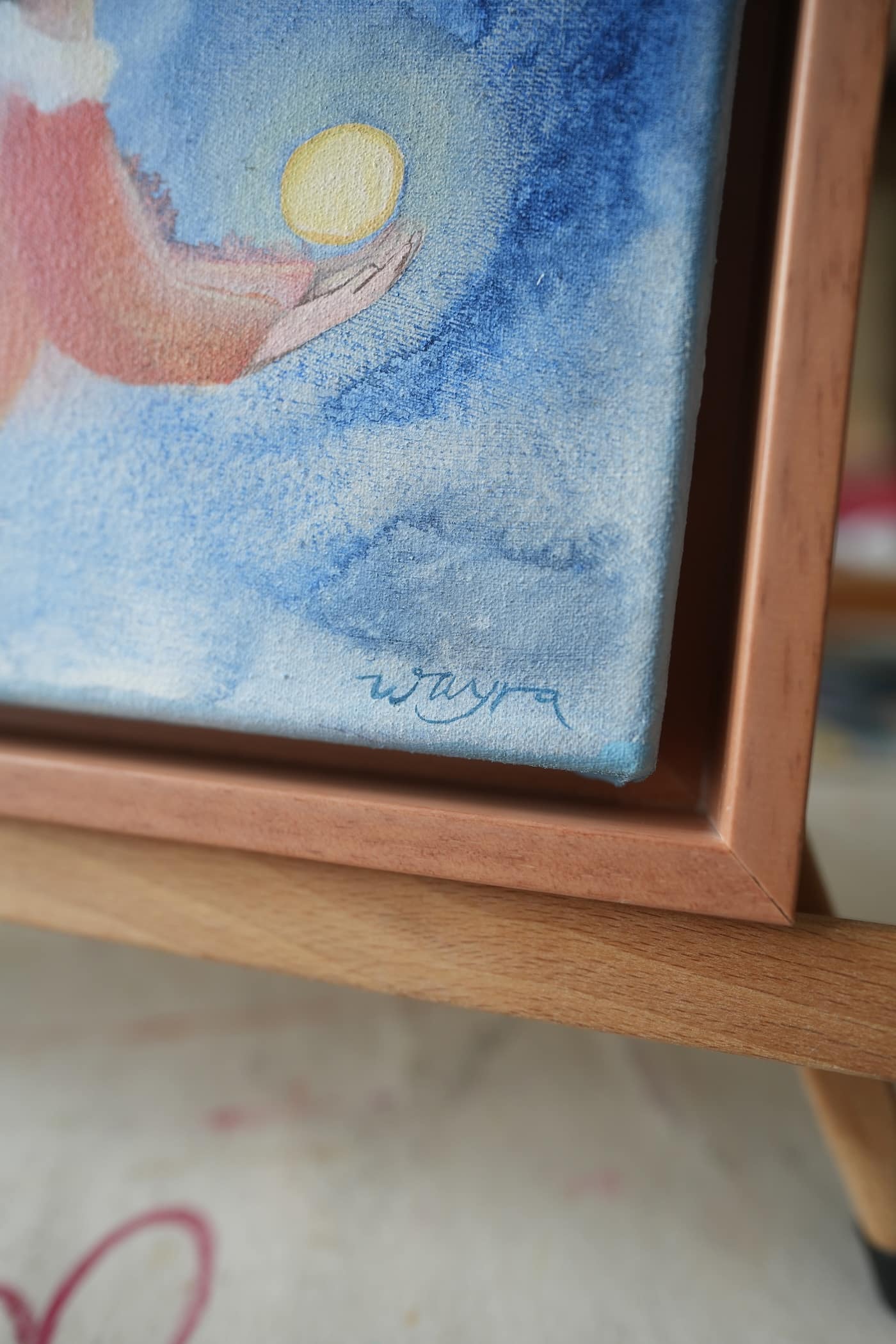 Die Hüterin des Lichts – exklusives Original-Kunstwerk (inkl. Rahmung)