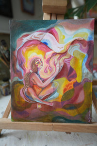 Soul Bird – exklusives Original-Kunstwerk (inkl. Rahmung)