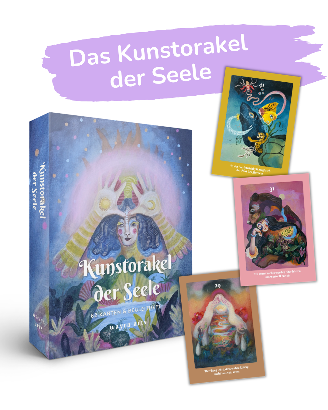 Kunstorakel der Seele – Kartenset mit 62 Karten