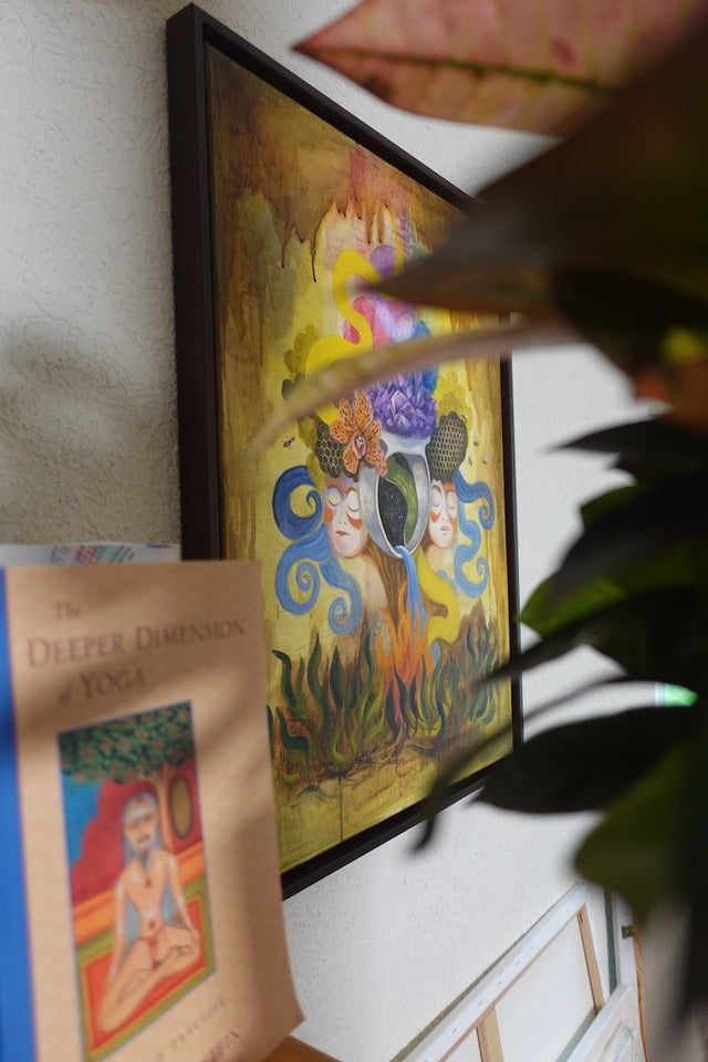 Der Ring – exklusives Original-Kunstwerk (inkl. Rahmung)