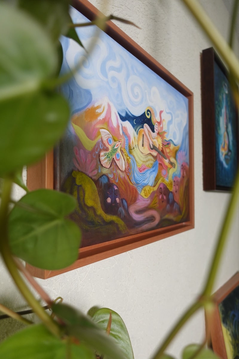 Música – exklusives Original-Kunstwerk (inkl. Rahmung)