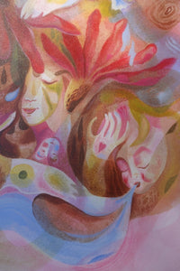 Freude – exklusives Original-Kunstwerk (inkl. Rahmung)