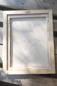 Freude – exklusives Original-Kunstwerk (inkl. Rahmung)