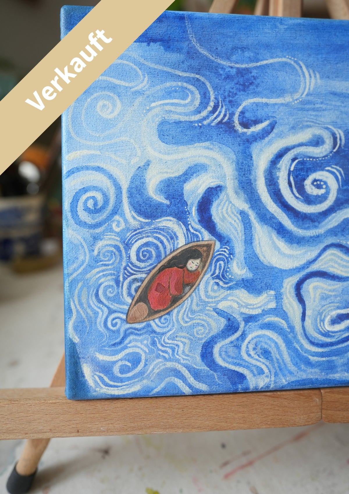 Offene See – exklusives Original-Kunstwerk (inkl. Rahmung)