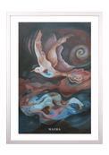 Fine-Art-Kunstdruck in einer kosmischen Traumlandschaft von Wayra Arts