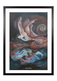 Fine-Art-Kunstdruck in einer kosmischen Traumlandschaft von Wayra Arts