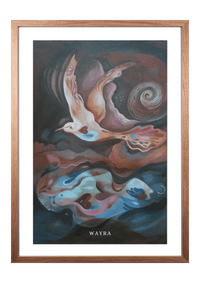 Fine-Art-Kunstdruck in einer kosmischen Traumlandschaft von Wayra Arts