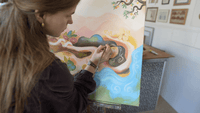 Im Fluss – exklusives Original-Kunstwerk (inkl. Rahmung)