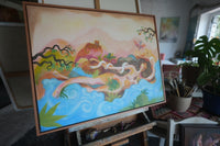 Im Fluss – exklusives Original-Kunstwerk (inkl. Rahmung)