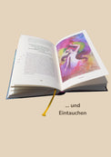 Einblick in das Buch „Noch in diesem Leben“ mit Texten und Illustrationen von Nora Teichert
