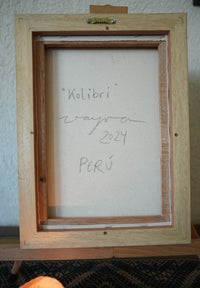 Kolibri – exklusives Original-Kunstwerk (inkl. Rahmung)