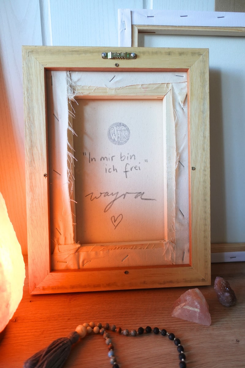 In mir bin ich frei – exklusives Original-Kunstwerk (inkl. Rahmung)