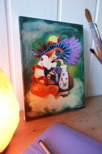 Leere – exklusives Original-Kunstwerk (inkl. Rahmung)