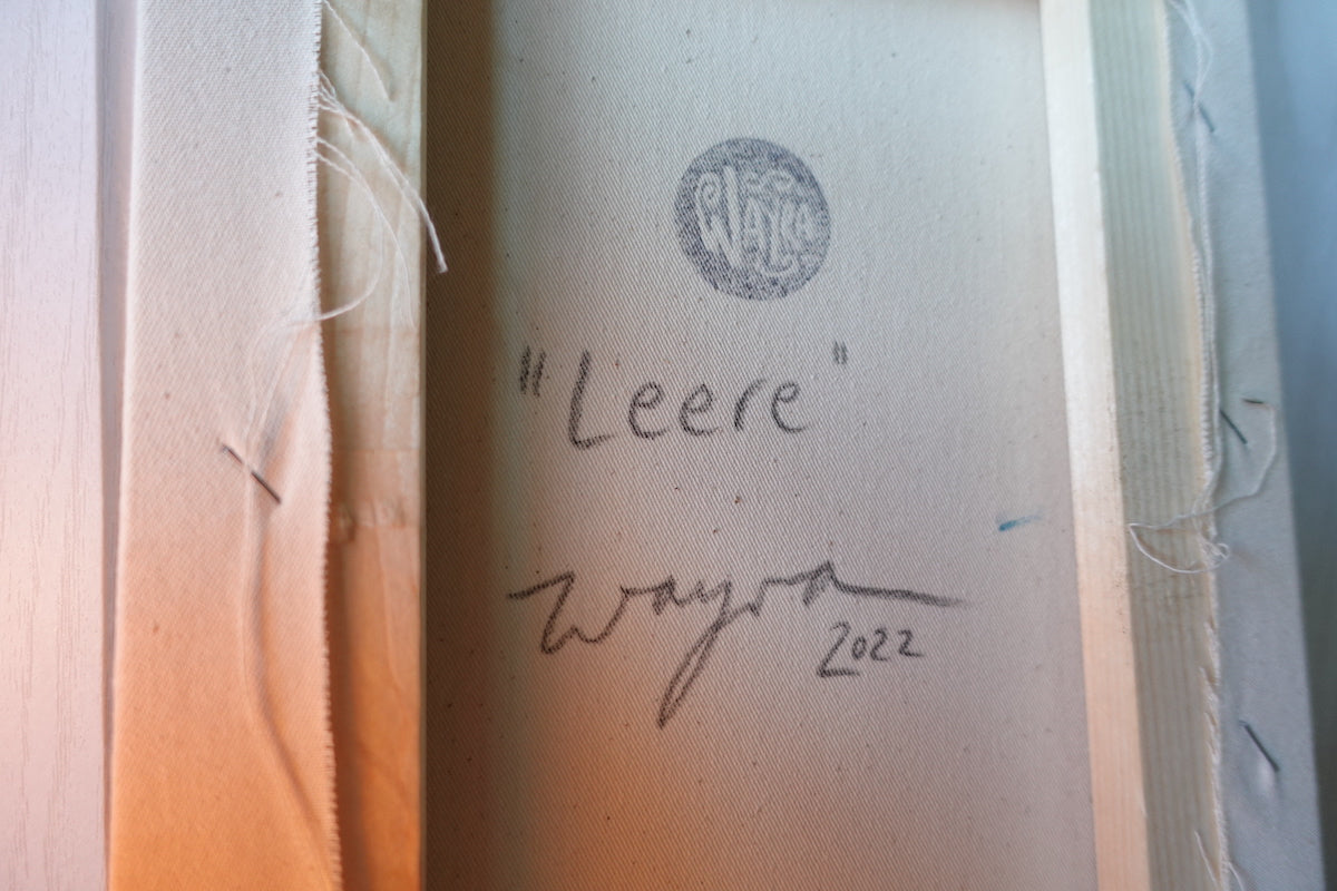 Leere – exklusives Original-Kunstwerk (inkl. Rahmung)